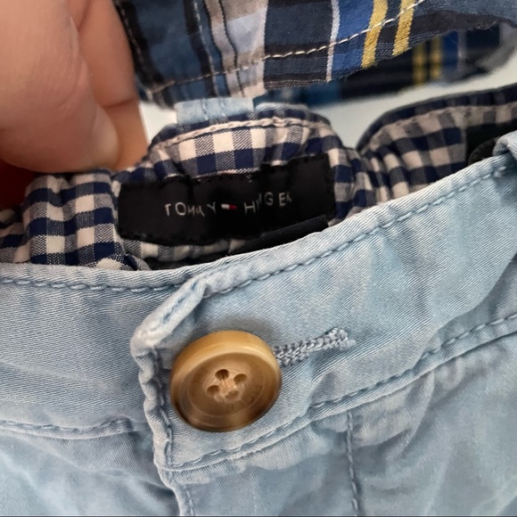 Tommy Hilfiger blue pants Chaps button up shirt size 4T with small flaw - Picture 6 of 8